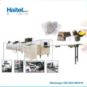 China SS Automatic Chocolate Making Machine 400mm Belt Width For Candy factory
