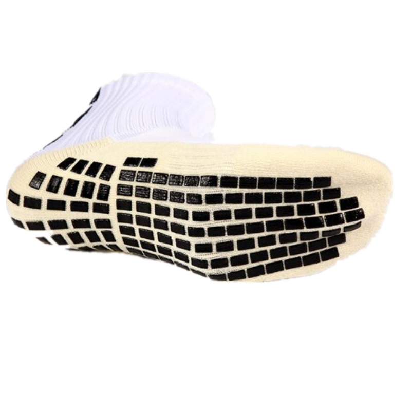 9 Colors Lattice Pattern Long Tube Football Socks for Men Cotton Anti Slip Soccer Socks