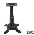 Furniture Part Outdoor Vintage Table Base 3 Prong Powder Coat Finish