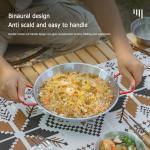 Fruit Pasta Salad Stainless Steel Cooking Pot With Two Handles