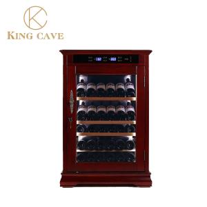 China Intelligent Wood Frame Cigar Cooler Humidor With Automatic Humidity Adjustment factory
