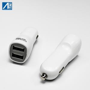 China 12W 5V 2.4A Fast Car Phone Charger Dual USB Quick Charge Car Adapter factory
