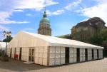 PVC Coated Fabric Outdoor Warehouse Tent Aluminum Frame Tents With ABS Walls