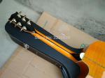 Top quality Yellow 43 inch Cutaway G200 classical Acoustic Guitar,Factory Tiger
