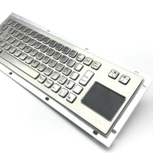 China IP65 / IK07 Industrial Keyboard With TouchPad SUS304 Stainless Steel Customized factory