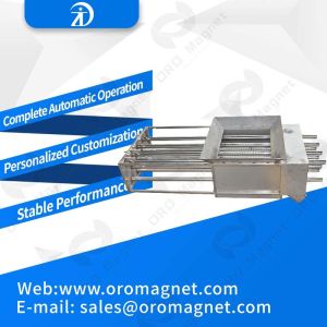 China Professional Cabinet Type Magnetic Separator , Strong Magnetic Rods With Automatic Iron Removal factory