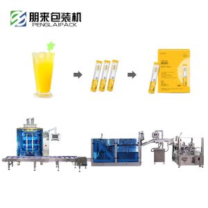 Liquid / Granule Ketchup Sachet Packing Line Machine Automatic Multi Lane