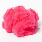 Industrial 1.2D 76mm Recycled Polyester Fiber Cherry Blossom Pink Polyester Raw