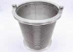 0.65mm Slot 1*2mm Wrap Wire Water Filter Elements Stainless Steel 316