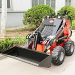 ZHONGMEI Mini Telescopic Wheel Loader Tracked And Wheeled 900kg 1200kg Mini Skid