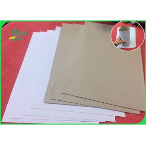 China Recycled Wood Pulp White Coated Duplex Board With Grey Back For Notebook factory