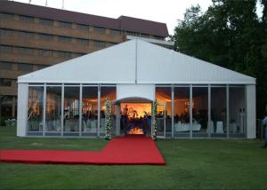 China Affordable Big Outdoor White Exhibition Tents Customized 10x25m 20x30m 30x40m factory