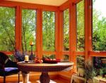Wooden Grain Transfer Recyclable Aluminium Alloy Windows