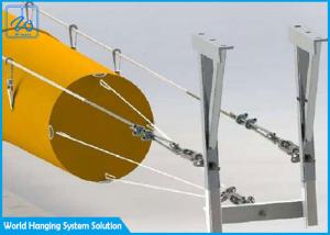 China Industrial HVAC Hanging Kit Air Duct Tail Suspension System 2 / 5mm Cable Diameter factory