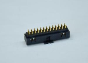 China Header pH2.00 2*13pin Without Riser Slotted Drain 2.5mm Gold Plated 15u'' factory
