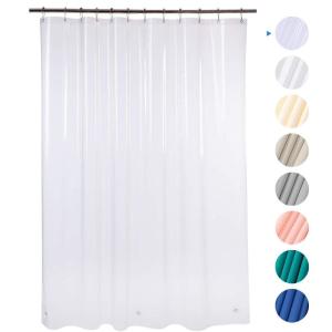 China High Quality Design Waterproof Shower Curtain Stylish and Functional Shower Liner for Bathroom factory