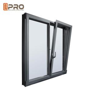 China Inward Opening Tilt And Turn Aluminium Windows Foam / Bubble And Plywood Packages factory