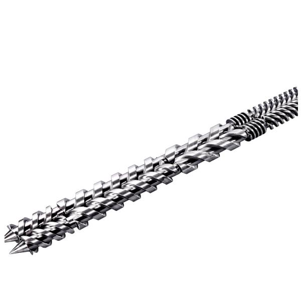China 0.5-0.8mm Parallel Twin Screw Barrel With Nickel Tungsten Based Alloy Coating factory