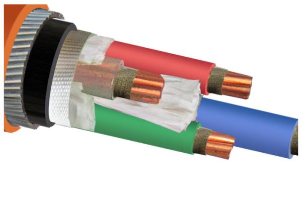 Fire Resistant 4core LV Armoured Electrical Cable XLPE/PVC Insulated Copper Core