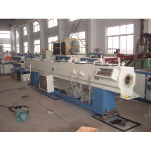50HZ speedy Twin Screw Extruder / Advanced Plastic Pipe Extrusion Line