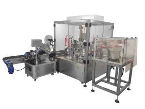 China LCD Sauce Tube Filling Machine Sealing Cosmetic LTRG 60A factory