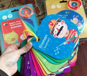 China Glossy Children'S Learning Flash Cards / Children Educational Paper Flash Cards factory