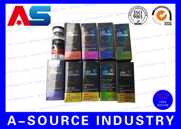 Pharmaceutical Packaging Design Injection Card Board Laserbox 10ml Vial Boxes