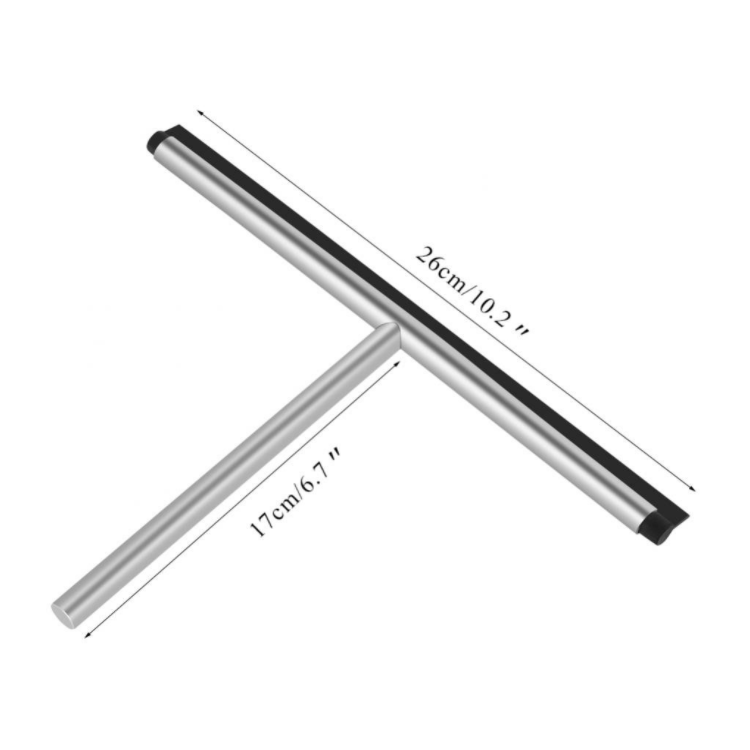 Windshield Brush Mirror Stainless Steel Shower Squeegee Car Window Wiper