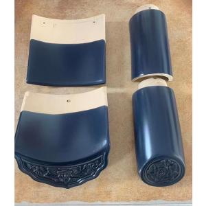 China Ornate Decorative Chinese Temple Roof Tile Vibrant Colors Cultural Sites factory