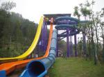 High Speed Water Slides Funny Swimming Pool Water Amusement For Holiday Resort