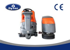 China Clean In Place Automatic Battery Powered Floor Scrubber Machine 1160mm Rubber Blade factory