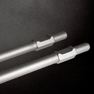 China 30mm 40mm 410mm Hex Flat Point Chisels，for the breaking work on brick wall and high hardness concrete factory