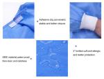 XXL Blue Medical Disposable Surgical Gown Prevent Cross Infection