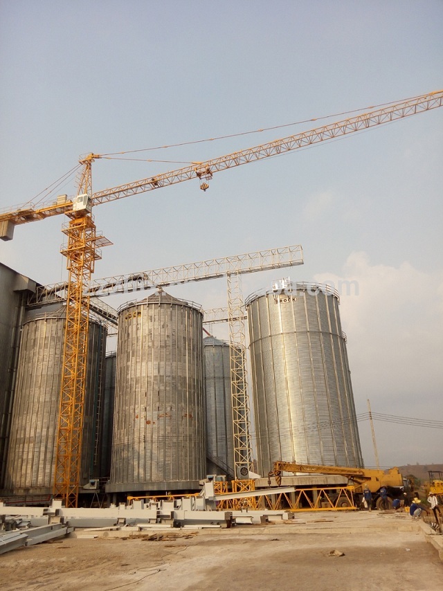 Small Stationary Construction Tower Crane For Building Construction Projects