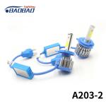 A203-2 30w 3000Lumen COB chips car led headlight