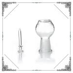 Oil Dab Rigs Recycler Bongs Mini Double Barrels Glass Smoking Water Pipes