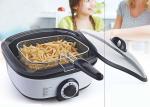 Adjustable Electric Multi Cooking Pot 6QT , Multi Cooker Electric Frying Pan