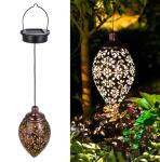 Warm White 4.3 Inches 1.2V Solar Hanging Patio Lights
