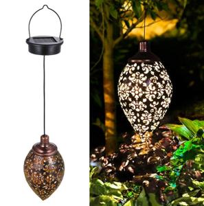 China Warm White 4.3 Inches 1.2V Solar Hanging Patio Lights factory