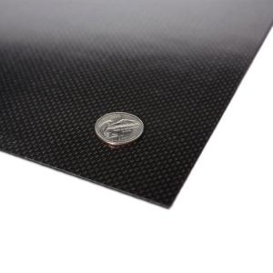 China 100% High Strength Carbon Fiber Sheet Smooth Glossy Finish 3mm factory