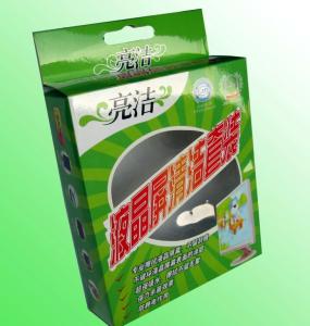 PVC Window Cardboard Box / Printed Cardboard Box Packaging With Hanger