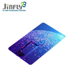China Personalized USB Flash Drive , 16gb 32gb USB Stick Credit Card factory
