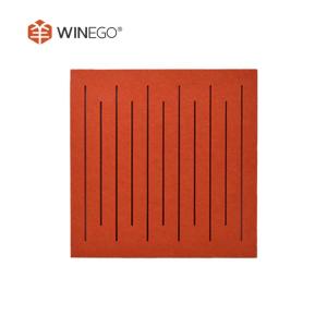 China Engraving Wall Polyester Acoustic Panels , Polyester Fiber Acoustic Board OEM ODM factory