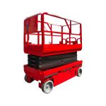 Red Self Propelled Scissor Lift 450kg Mobile Man Lift 10m Height