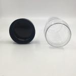 250ml Square Round Plastic Milk Tea Bottles With Screw On Lids