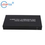 10/100/1000Mbps 8port RJ45+1port SFP/SC fiber ethernet media converter switch