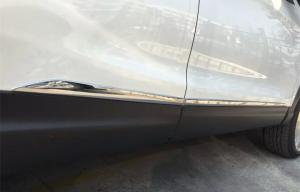 China Nissan Qashqai 2015 2016 Auto Body Trim Parts , Chromed Side Door Molding factory