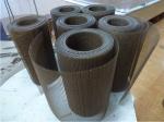 Safety Chain Link Flat Wire Belt Plain Weave For Curing Furnace ISO9001