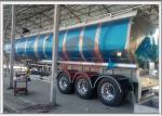 3 Axle 42000 L Fuel Transfer Tank Trailer / Tanker Trailer Large Carrying