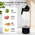 1L Sports Hydrogen Rich Water Bottle USB Charging High PPM Hydrogen Water Maker